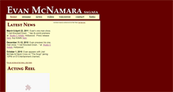 Desktop Screenshot of evanmcnamara.net
